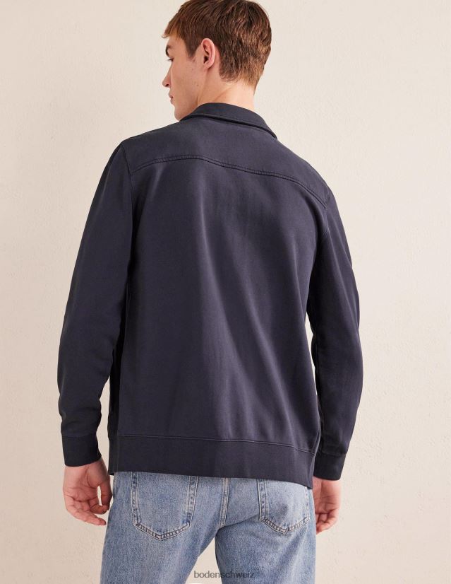 Boden Männer Schweiß Harrington VH86PT3525 Kleidung Marine