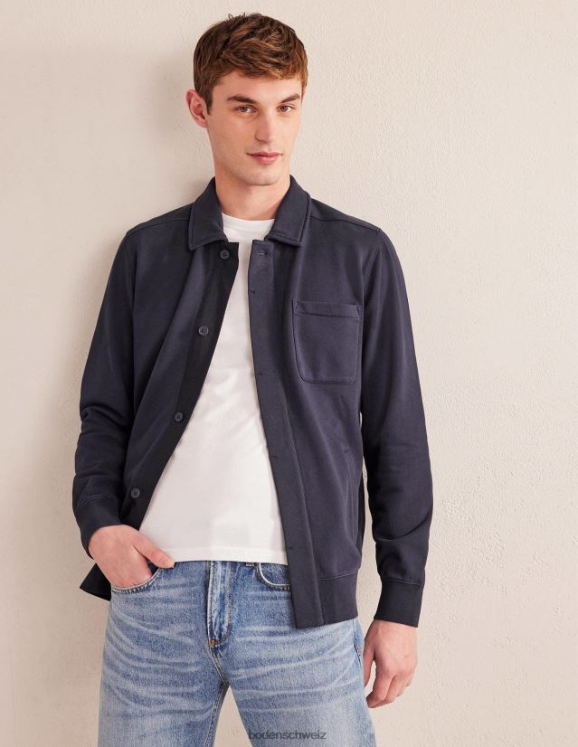 Boden Männer Schweiß Harrington VH86PT3525 Kleidung Marine