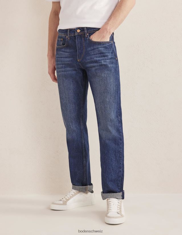 Boden Männer Gerade geschnittene Jeans VH86PT3531 Kleidung mittlere Wäsche