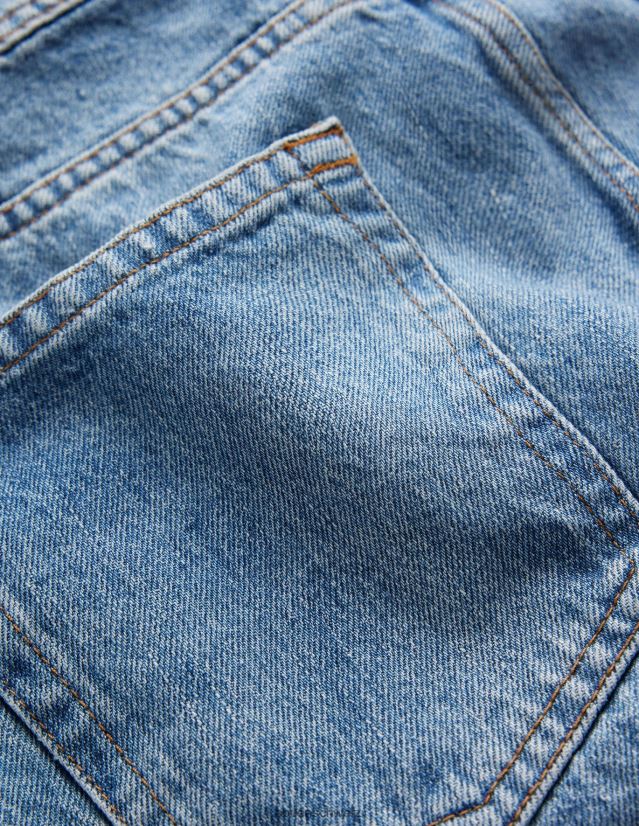 Boden Männer Gerade geschnittene Jeans VH86PT3575 Kleidung Vintage-Waschung