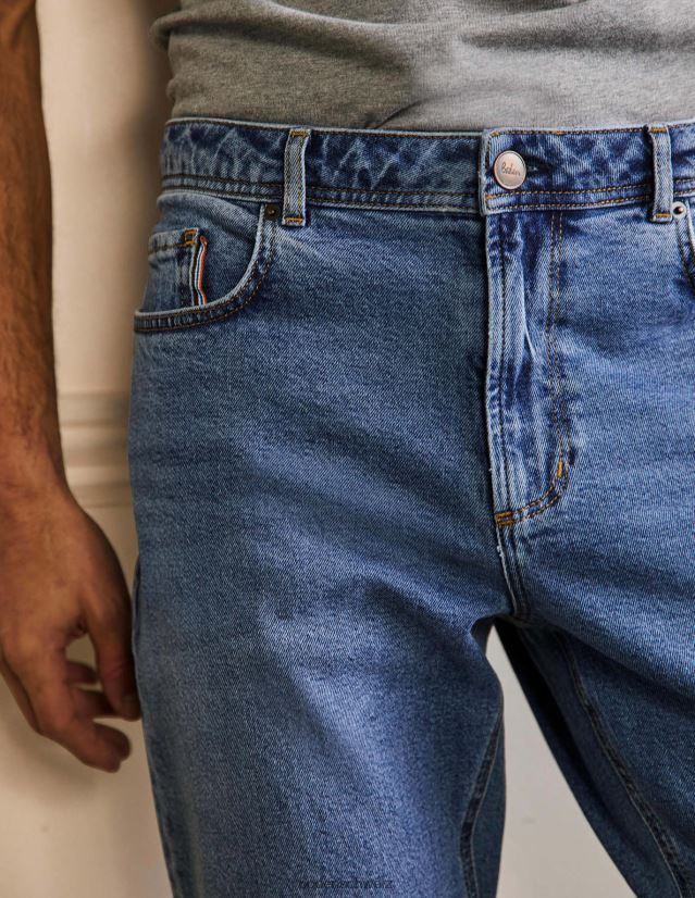 Boden Männer Jeans mit geradem Bein VH86PT3600 Kleidung leichte Spülung