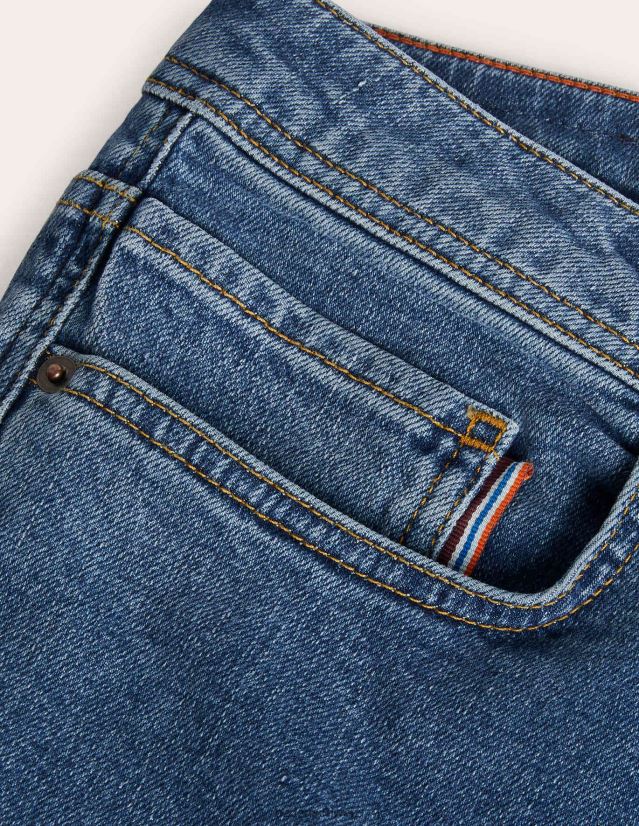 Boden Männer Jeans mit geradem Bein VH86PT3600 Kleidung leichte Spülung