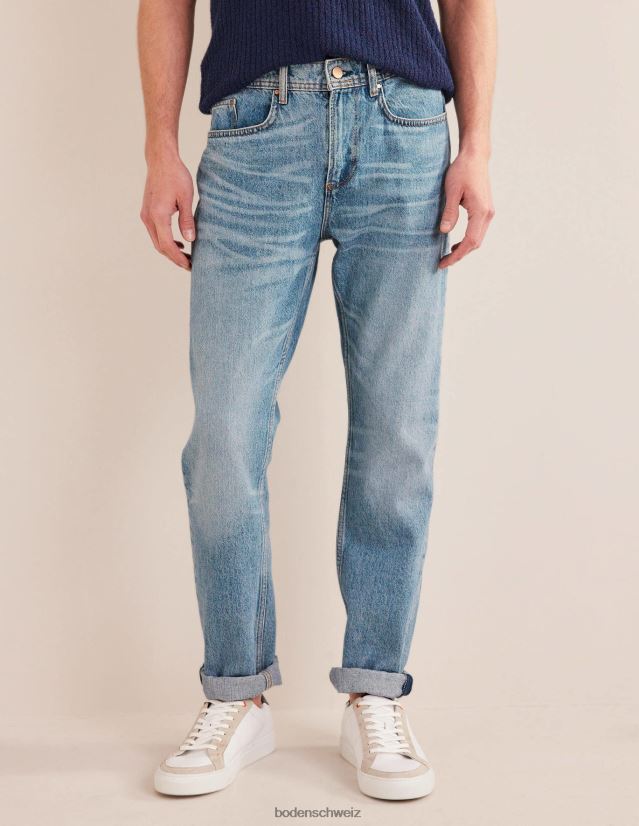Boden Männer Slim-Fit-Jeans VH86PT3561 Kleidung Vintage-Waschung