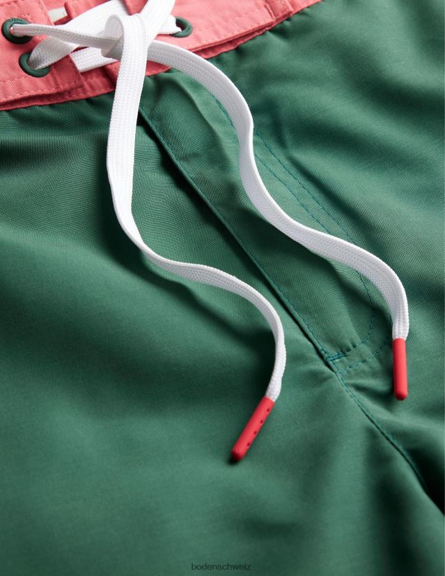 Boden Männer Boardshorts mit fester Taille VH86PT3523 Kleidung Palmblattsonne