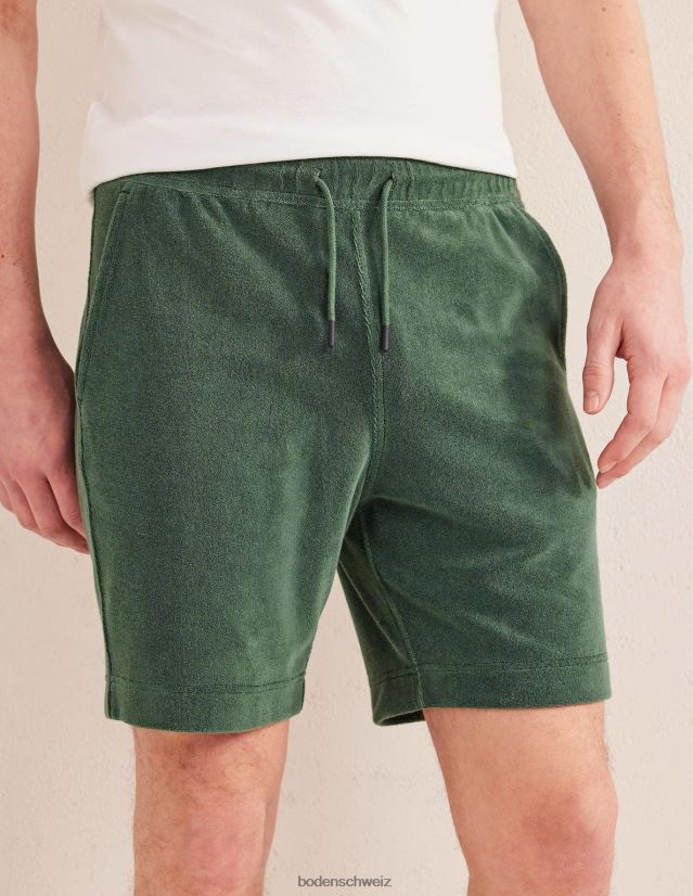 Boden Männer Frottee-Shorts mit Kordelzug VH86PT3528 Kleidung Palmblatt