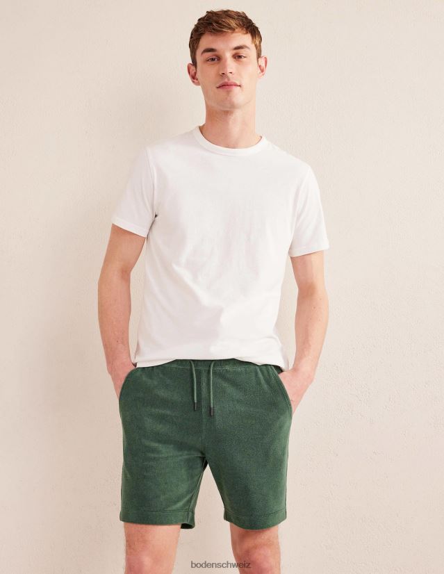Boden Männer Frottee-Shorts mit Kordelzug VH86PT3528 Kleidung Palmblatt