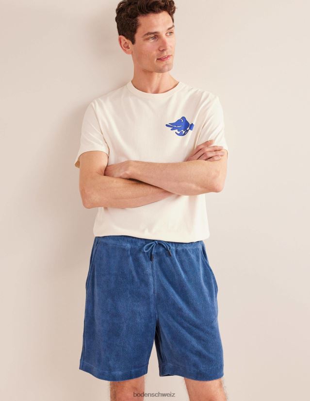 Boden Männer Frottee-Shorts mit Kordelzug VH86PT3530 Kleidung echte Marine