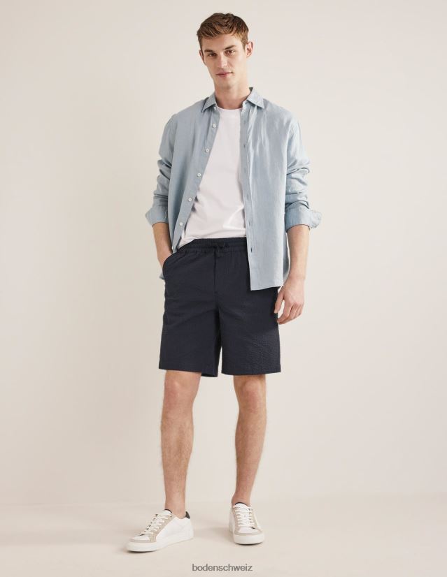 Boden Männer gemusterte Shorts VH86PT3499 Kleidung Marine