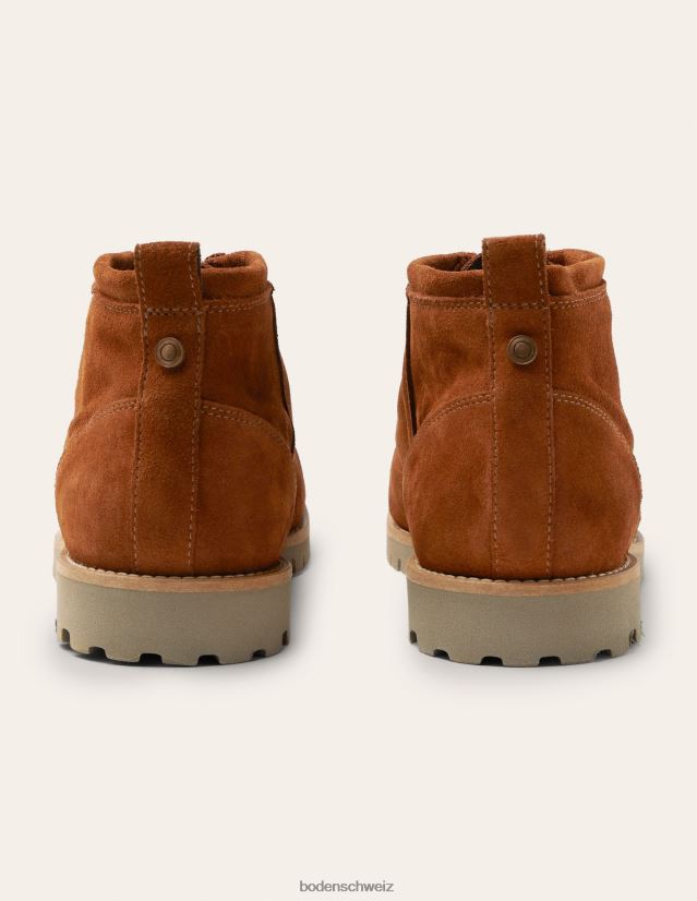 Boden Männer Schnürstiefel aus Wildleder VH86PT3586 Schuhwerk Hellbraun